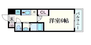 エステムコート新大阪13ニスタの物件間取画像